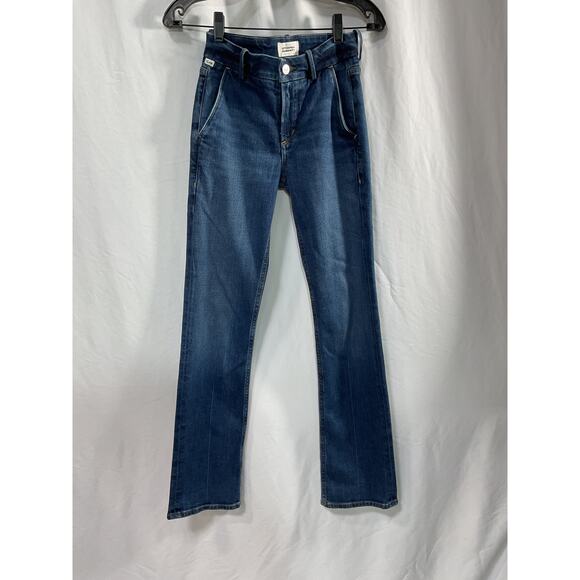 Citizens Of Humanity 'Stella' Blue Cotton Trouser Denim Jean Size 23 - Picture 2 of 5
